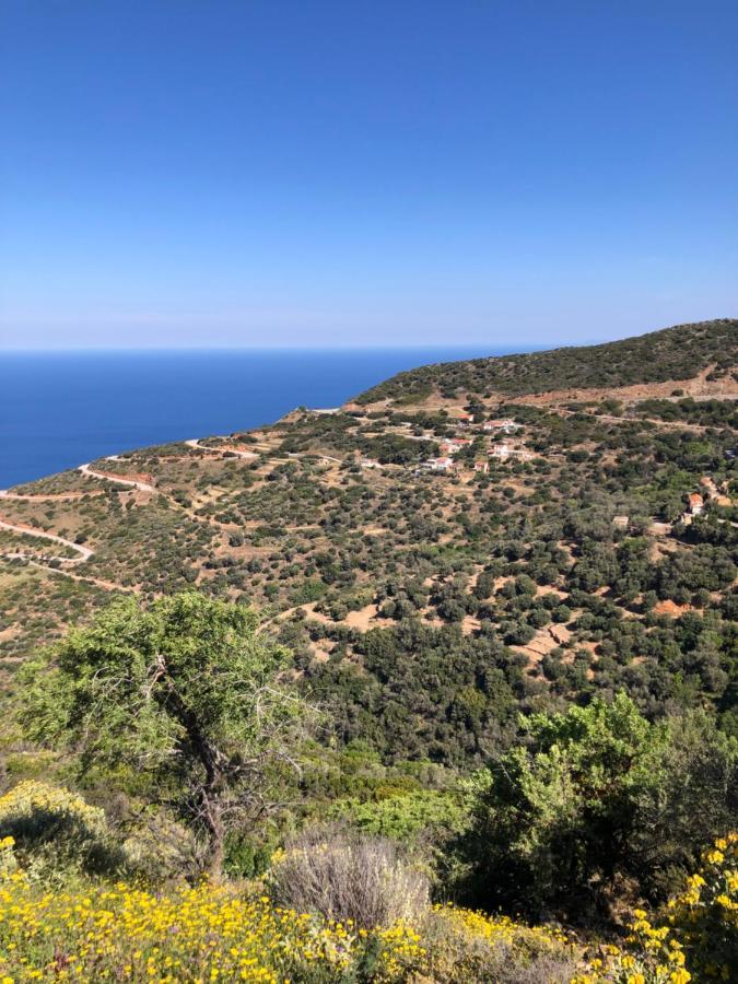Areti Sea View Mountain Cottage Amigdhalokefali Luaran gambar
